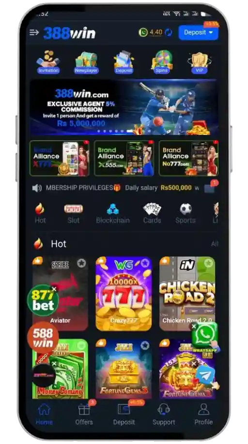 388win Game Interface