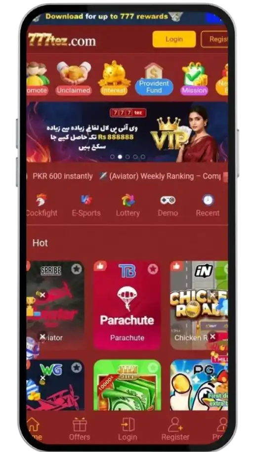 777tez Game Interface