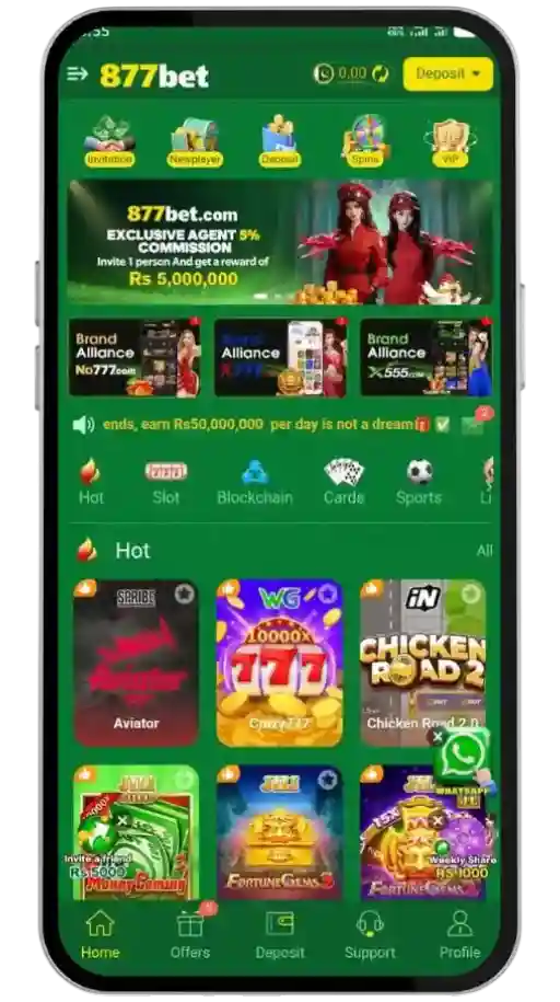 877bet Game Interface