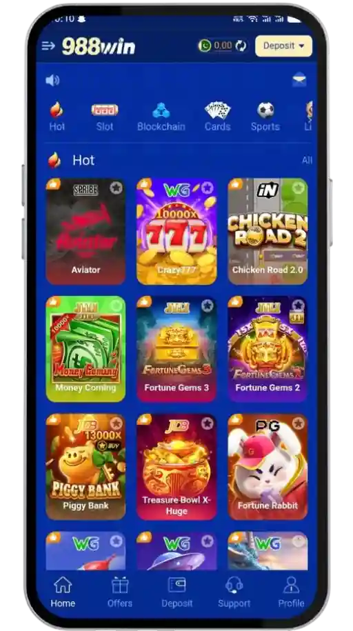 988win Game Interface