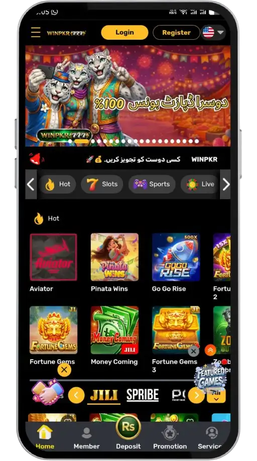 WINPKR777 Game Interface
