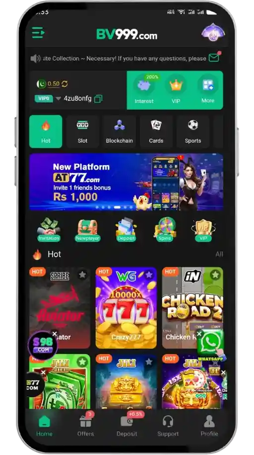 BV999 Game Interface