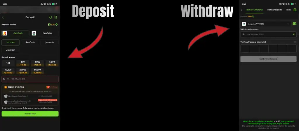 VK999 Game Deposit Withdraw