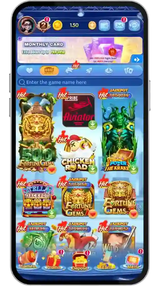 SvipSlot Game Interface